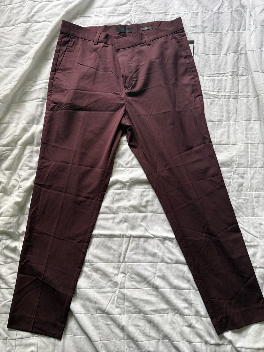 H&M Men's Dress Pants in Burgundy